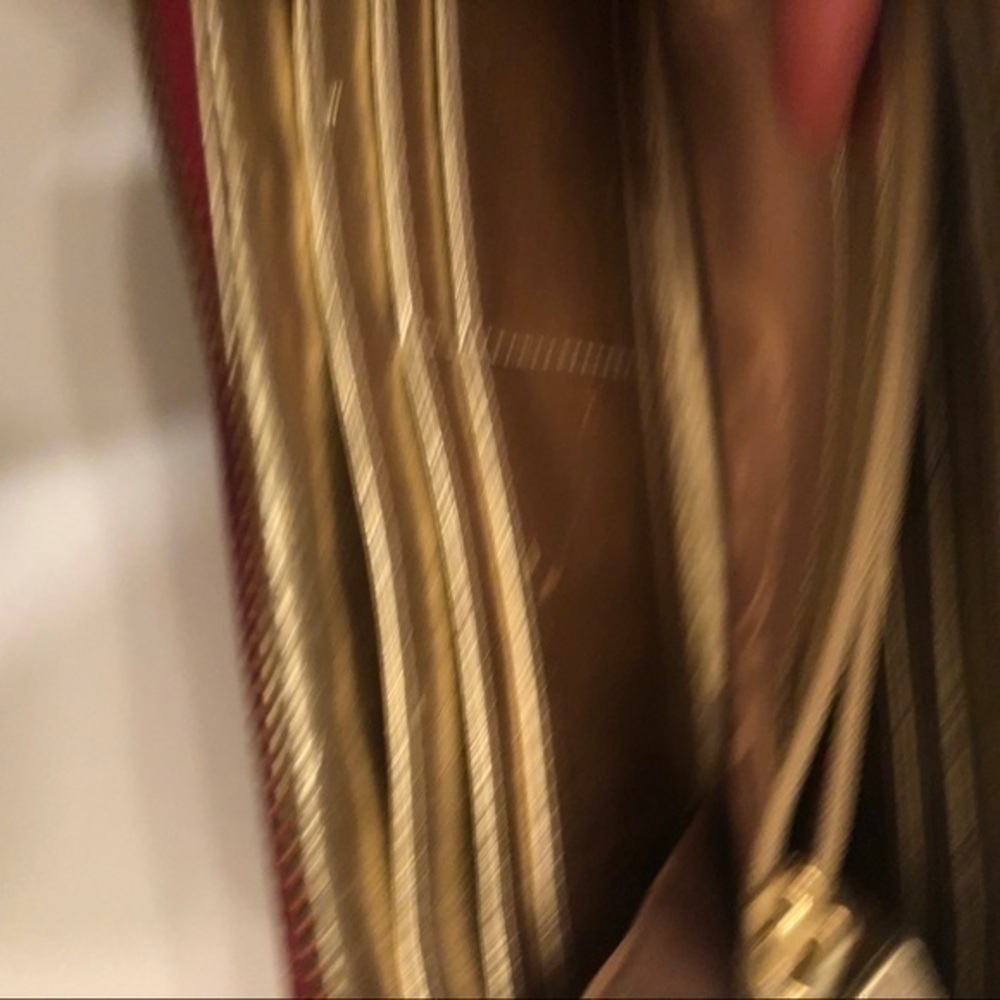 Michael kors red snakeskin embossed leather wallet - Picture 8 of 11